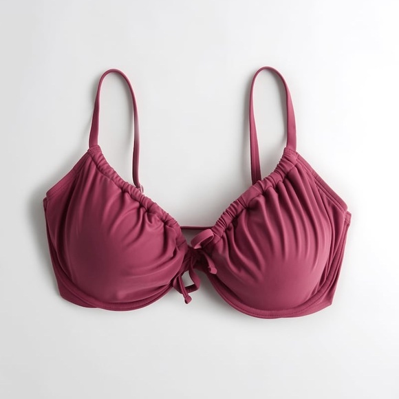 NEW Hollister Cinch Plunge Bikini top - Picture 2 of 2